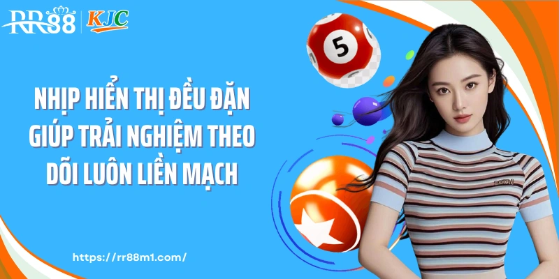 Nhịp hiển thị đều đặn giúp trải nghiệm theo dõi luôn liền mạch