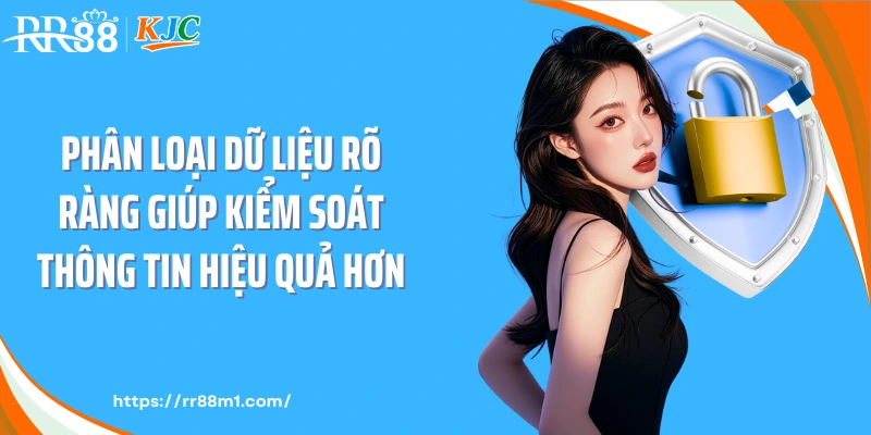 Phân loại dữ liệu rõ ràng giúp kiểm soát thông tin hiệu quả hơn